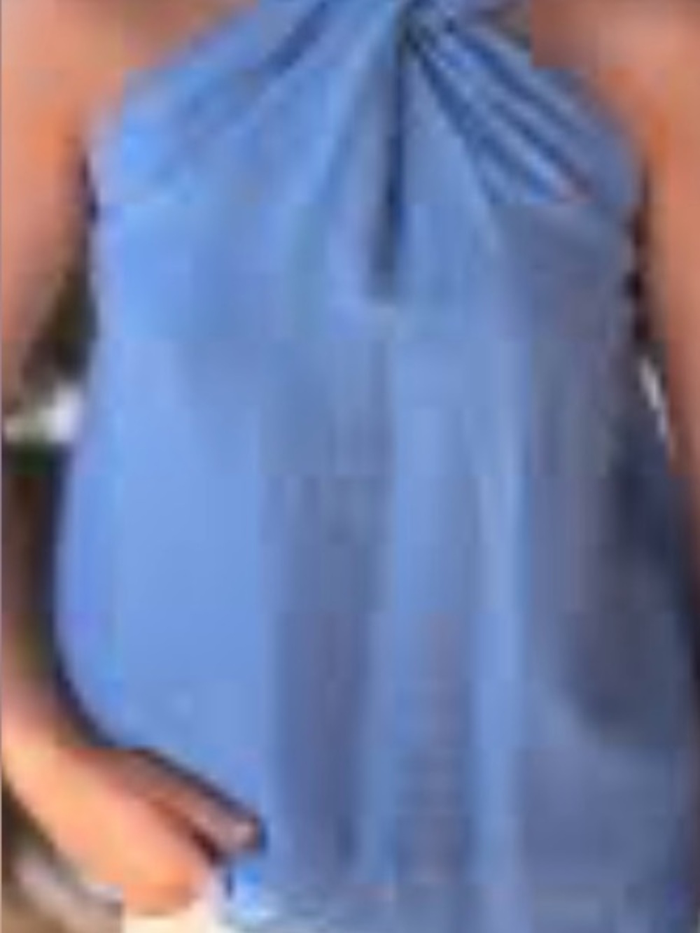 INC International Concepts Light Blue Halter Camisole